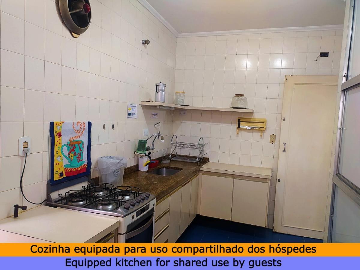 Cama Queen Mega Suite - 10 Min Metro E Aeroporto Cgh 圣保罗 外观 照片