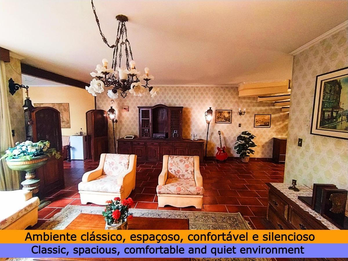 Cama Queen Mega Suite - 10 Min Metro E Aeroporto Cgh 圣保罗 外观 照片