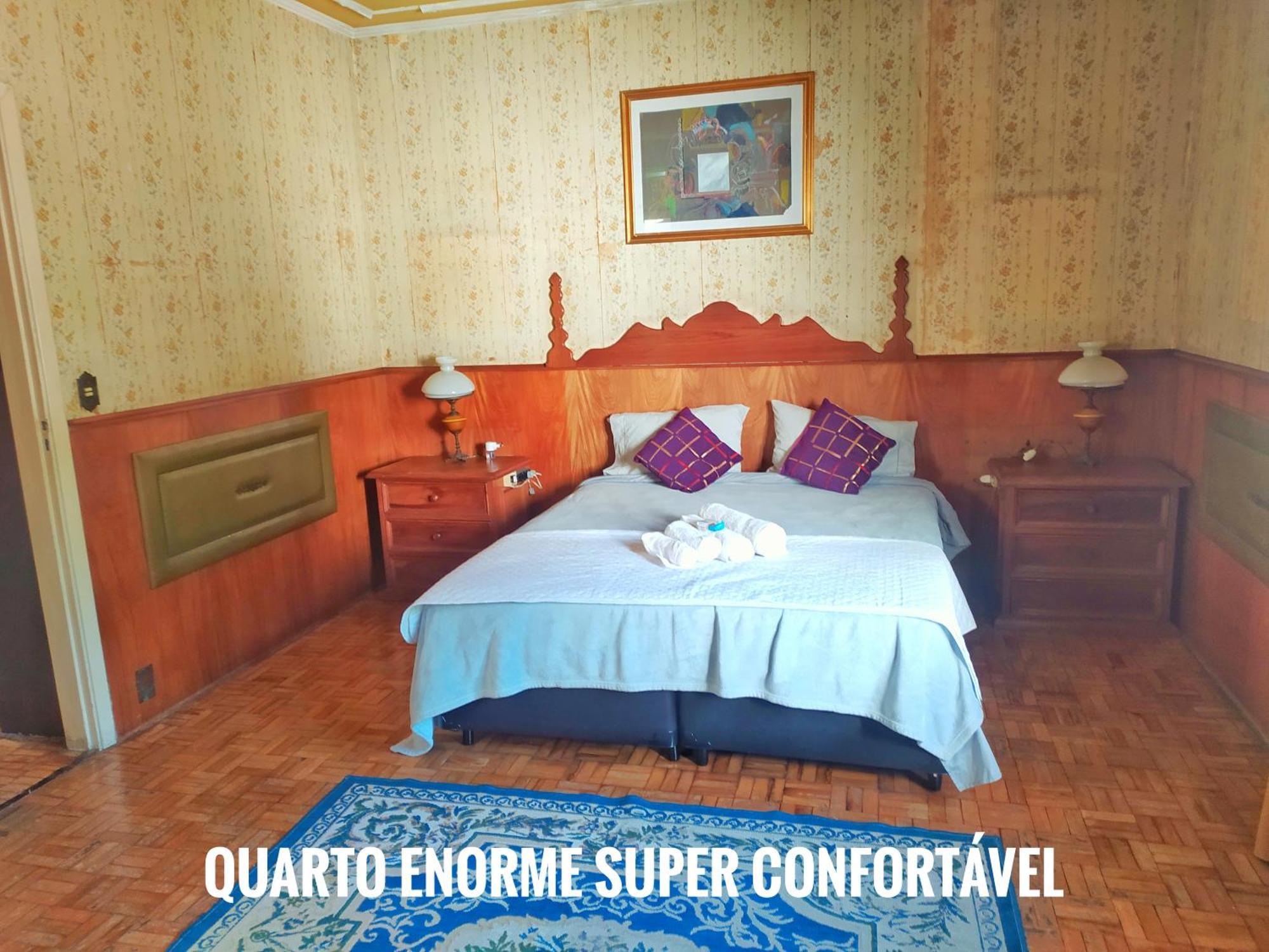 Cama Queen Mega Suite - 10 Min Metro E Aeroporto Cgh 圣保罗 外观 照片